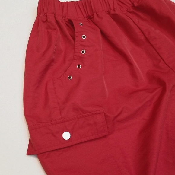 Superdown Darker Red Missy Jogger Pants - Picture 3 of 5